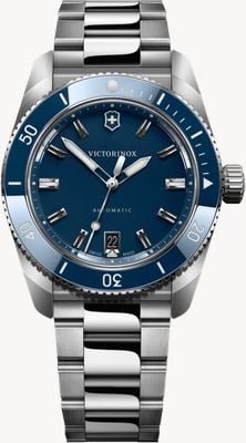 Victorinox Maverick Automatic (39mm) Blue Dial / Stainless Steel Bracelet 242106