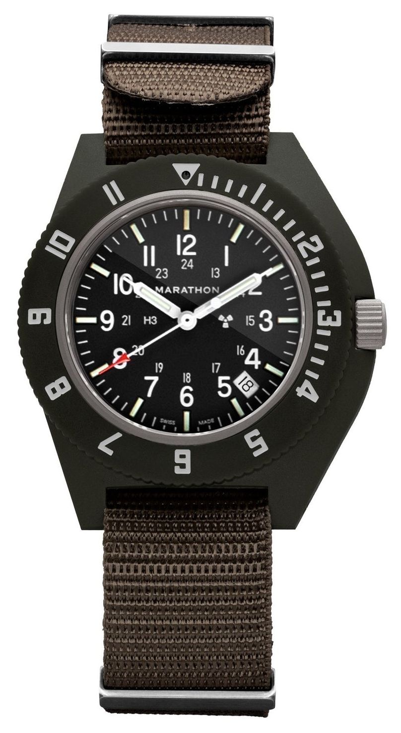 Marathon WW194013SG-0102 NAV-D Sage Green Navigator Date Watch