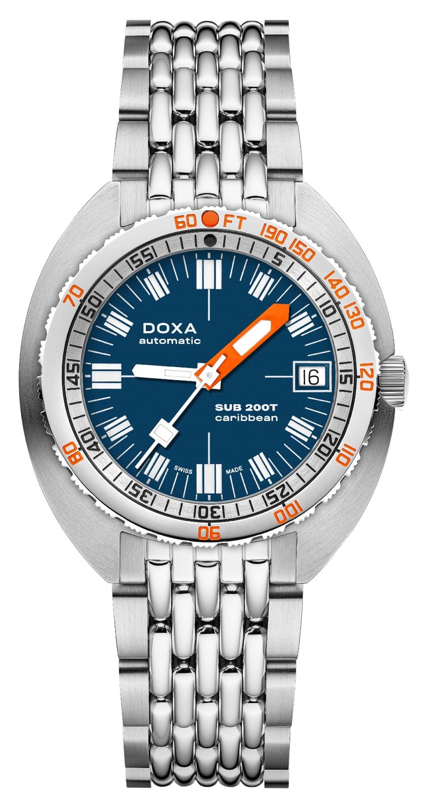 DOXA 804.10.201.10 SUB 200T Caribbean (39mm) Dark Blue Watch