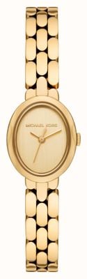 Michael Kors Mini Maude (20.5mm) Gold Dial / Gold PVD Stainless Steel Bracelet MK4955