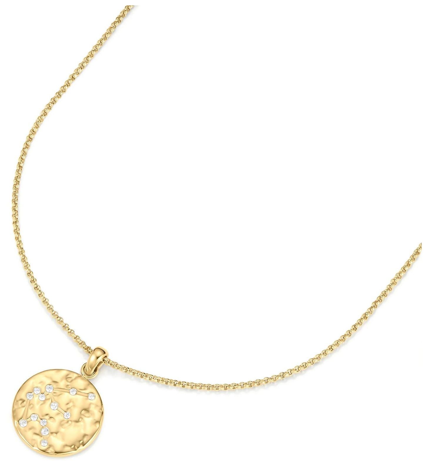 D.LOUISE NAN-04-01 Zodiac Talisman 14ct Yellow Gold PVD Jewellery