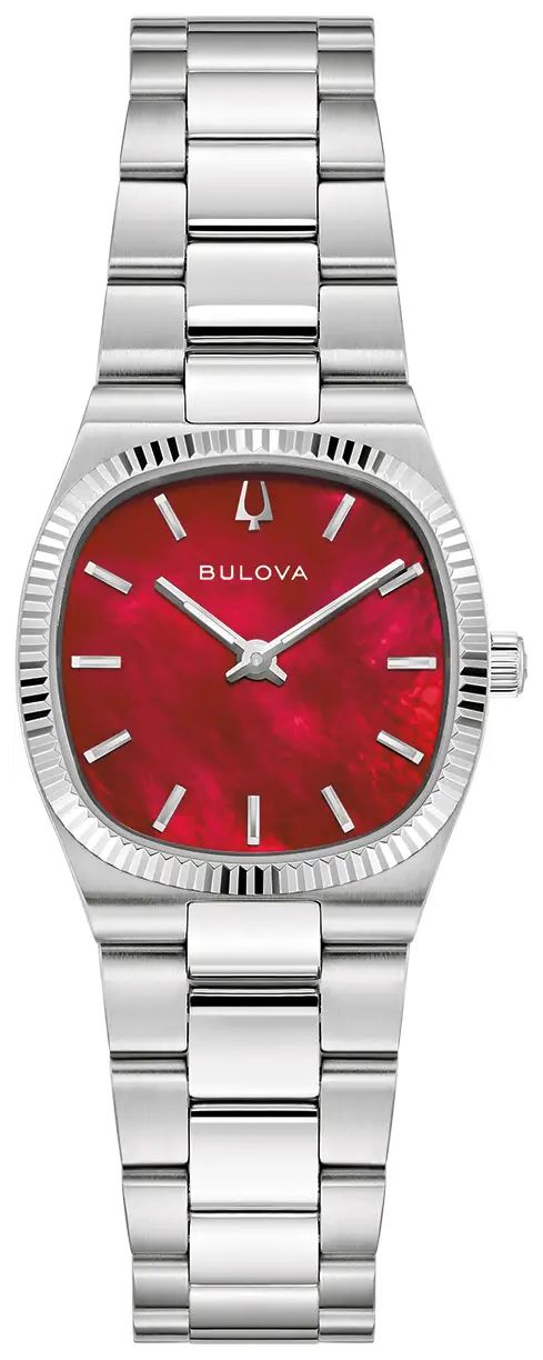Bulova 96L354 Super Seville Mini (25mm) Red Mother-of-Pearl Watch