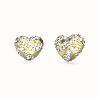 Guess Women's Gold-Tone IN MY HEART Earrings JUBE04504JWYGT/U