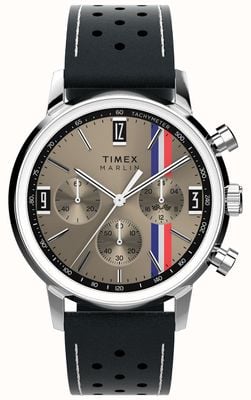 Timex Marlin Chronograph Tachymeter (40mm) Bronze Dial / Black Leather Strap TW2W98900