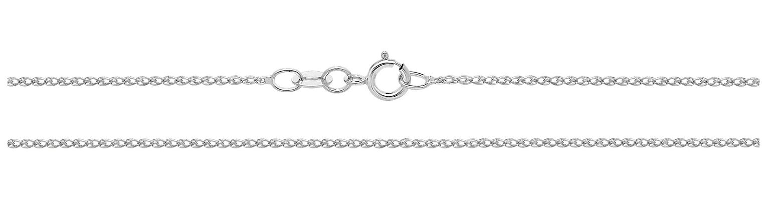 James Moore TH CH236W/20 9ct White Gold Diamond Cut Single Jewellery