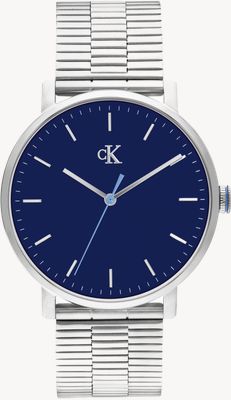 Calvin Klein CK Real Quartz (40mm) Blue Dial / Stainless Steel Bracelet 25200598
