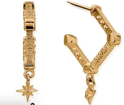 ChloBo Gold Inner Guidance Hoop Earrings GEH3245