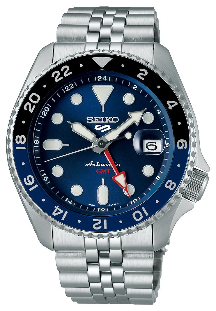 Seiko SSK003K1 5 Sports Style Automatic GMT ‘Batman Watch