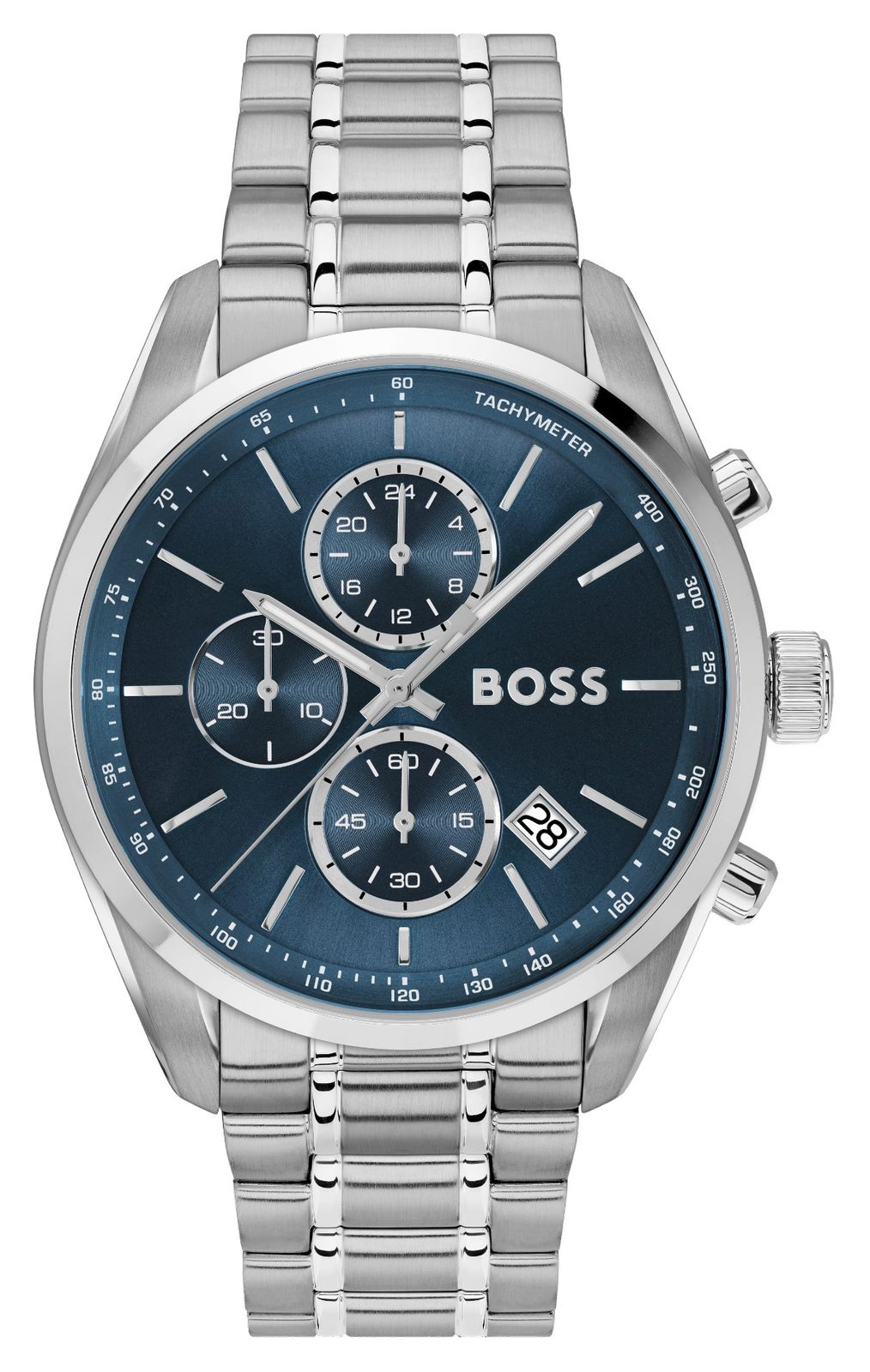 BOSS 1514226 Grand Prix Chronograph (44mm) Blue Dial / Watch