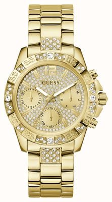 Guess Women's MAJESTY (40mm) Champagne Dial / Gold-Tone Stainless Steel Bracelet GW0771L2