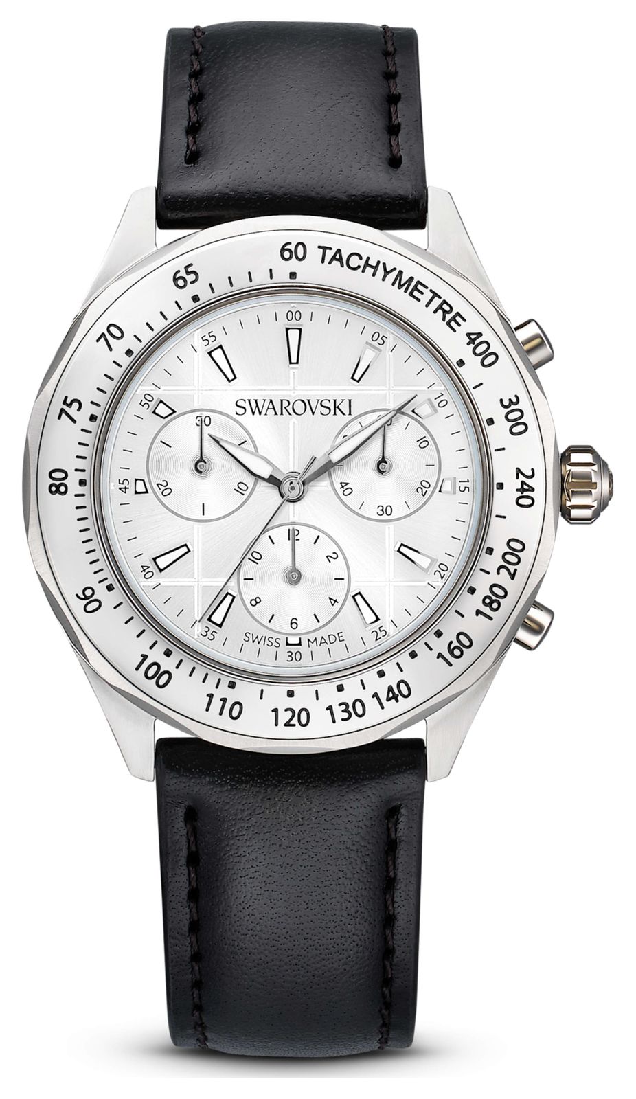 Swarovski 5728378 Dextera Tachymeter (39mm) Silver Sunray Watch