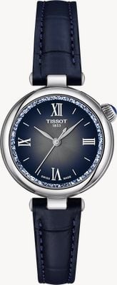 Tissot Desir Quartz (28mm) Blue Gradient Dial / Blue Leather Strap T1520101603801