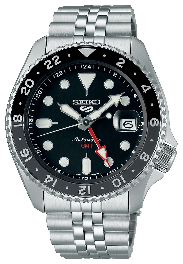 Seiko SSK001K1 5 Sports Style Automatic GMT ‘Black Grape 5KX Watch