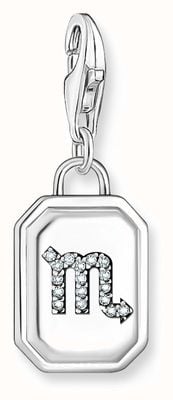 Thomas Sabo Silver Charm Pendant Zodiac Sign Scorpio With Zirconia 2148-643-21