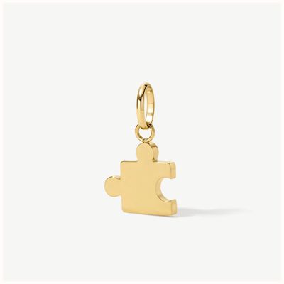 D.LOUISE Gold Tone Mini Puzzle Pieces Charm CH-21