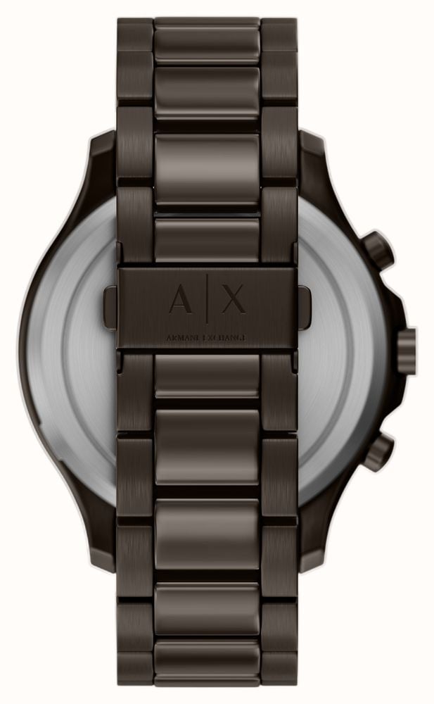Armani Exchange Quartz Chronograph (46mm) Brown Dial / Brown PVD Stainless Steel Bracelet AX2467 - alternate view 3