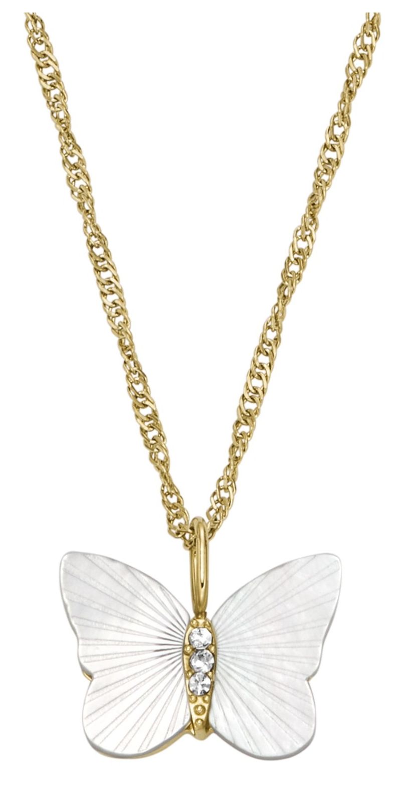 Fossil JF04424710 Sutton Radiant Wings White Mother-of-Pearl Jewellery