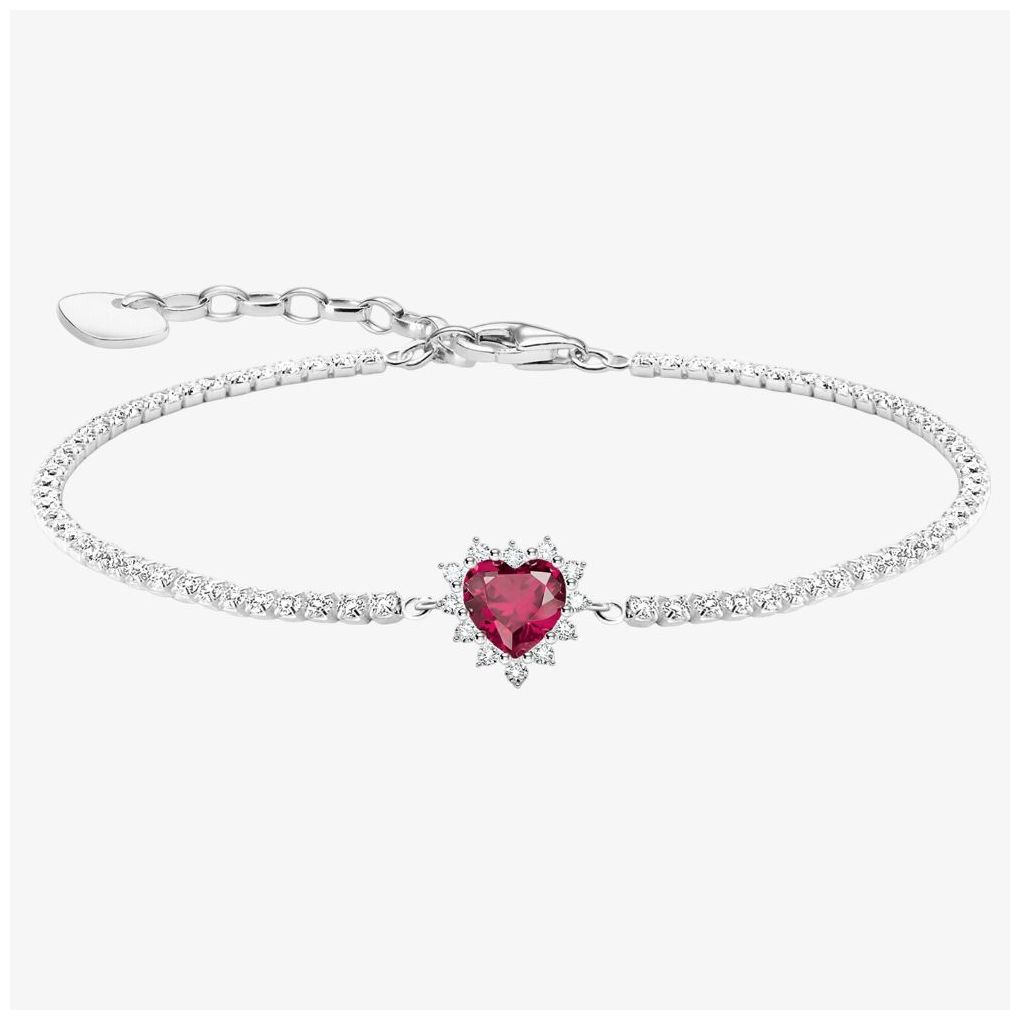 Thomas Sabo A2188-013-10-L19V Romance Silver Ruby & Cubic Jewellery