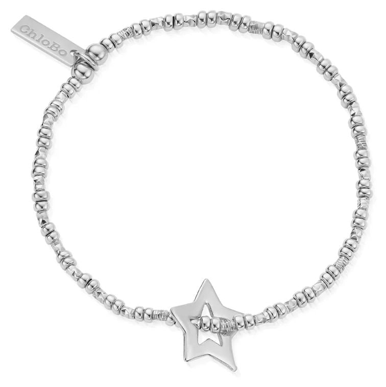 ChloBo SBBCC3576 Soul Shine Star Bracelet - 925 Sterling Jewellery