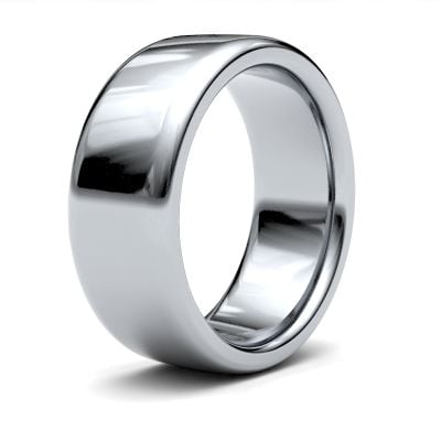 James Moore Wedding Ring  | 8mm | Heavy | Size Soft Court | AG_8LHS-9W AG_8LHS-9W