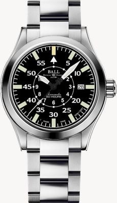 Ball Watch Company Engineer M Normandy Limited Edition (40mm) Black Dial / Stainless Steel Bracelet NM2032C-S2C-BK