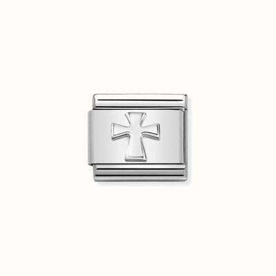 Nomination COMPOSABLE LINK, CROSS IN STERLING SILVER 330106/02