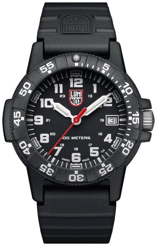 Luminox XS.0301.L Sea Turtle 0300 Series Black PU Strap Watch