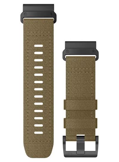 Garmin 010-13010-11 QuickFitÂ® 26mm Coyote Tan Nylon Strap Watch