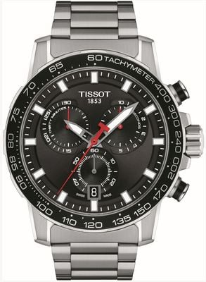 Tissot Supersport Chrono | Black Dial | Stainless Steel Bracelet T1256171105100