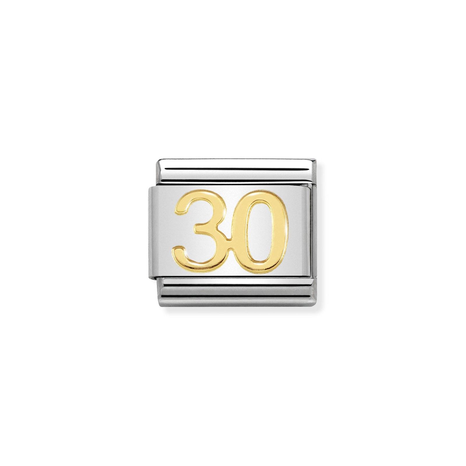 Nomination 030109/40 Classic 30 18ct Gold & Steel Charm Jewellery