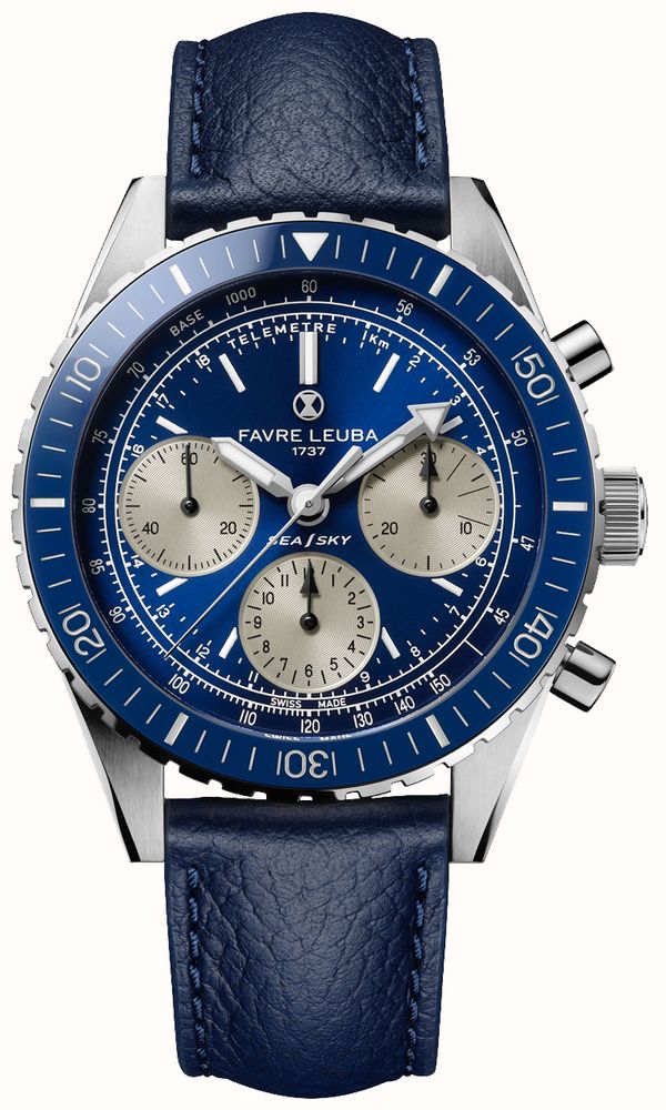 Favre Leuba Sea Sky Revival Automatic Chronograph (40mm) Blue