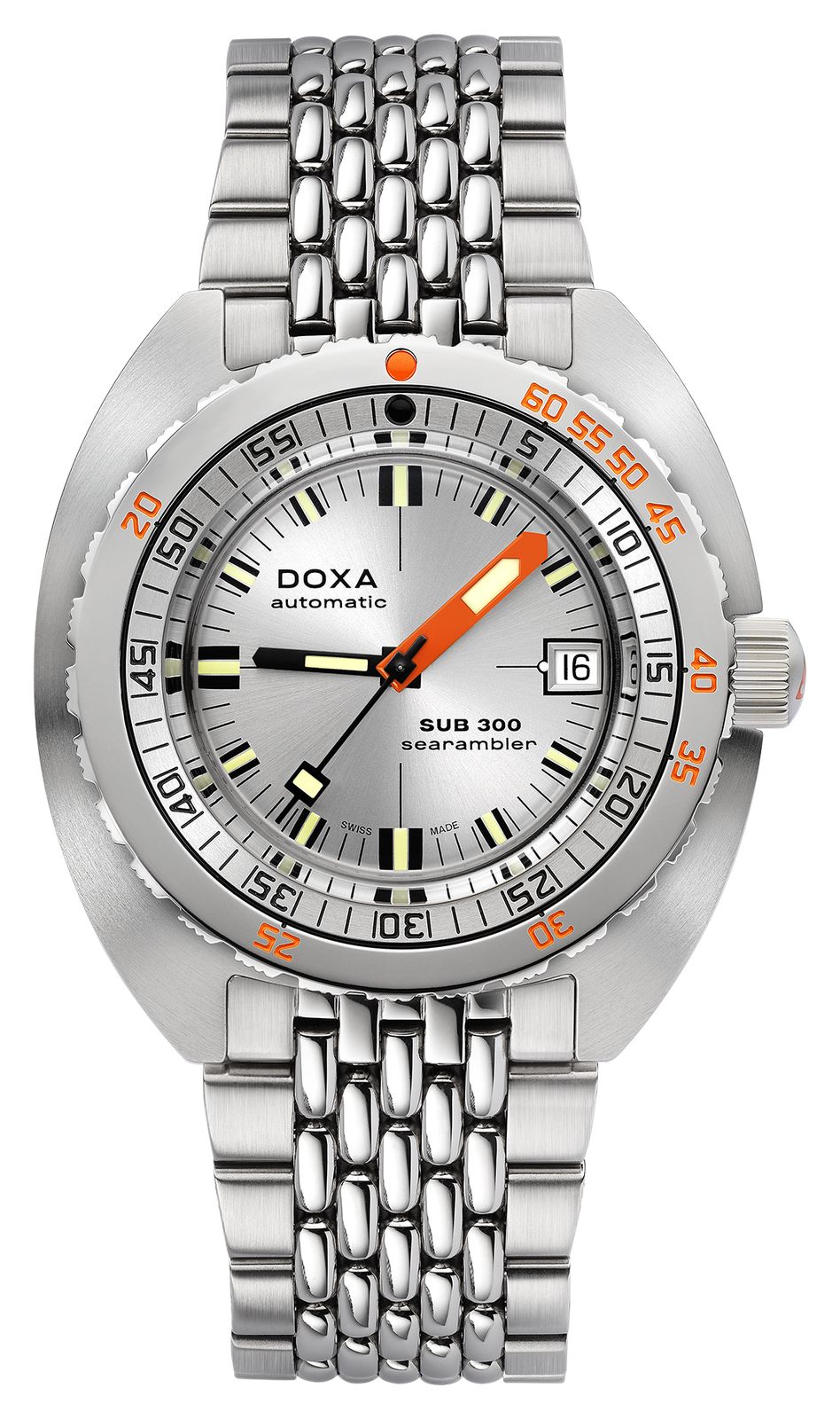 DOXA 821.10.021.10 SUB 300 Searambler (42.5mm) Silver Sunray Watch