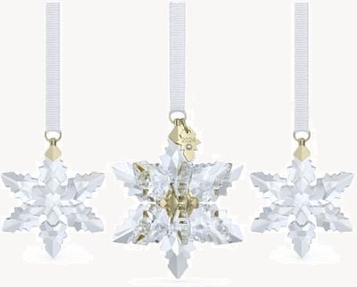 Swarovski Annual Edition 3D white Ornament Set 2024 5674410
