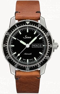 Sinn St Sa I Classic Pilot Watch Cowhide Vintage Leather 104.010-BL5020-5002-400A