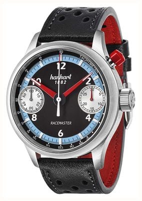 Hanhart Racemaster GTM Chronograph Special Edition (45mm) Black Dial / Black Leather Strap - M 737.670-0010
