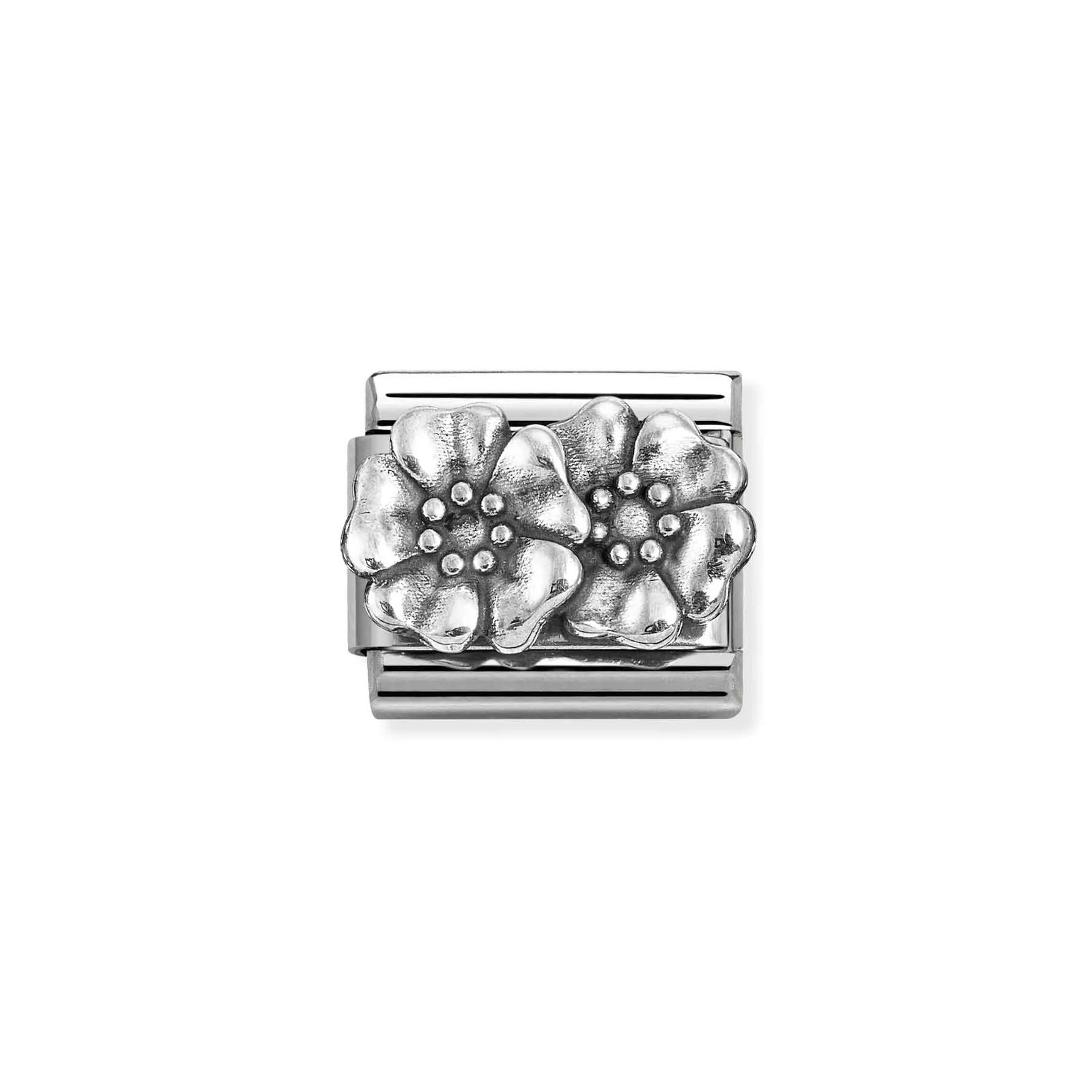 Nomination 330101/73 Classic Stainless Steel Flowers Charm Jewellery