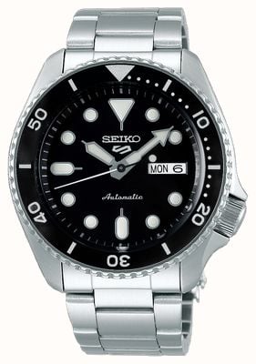 Seiko 5 Sport | Sports | Automatic | Black Dial | Stainless Steel Watch SRPD55K1