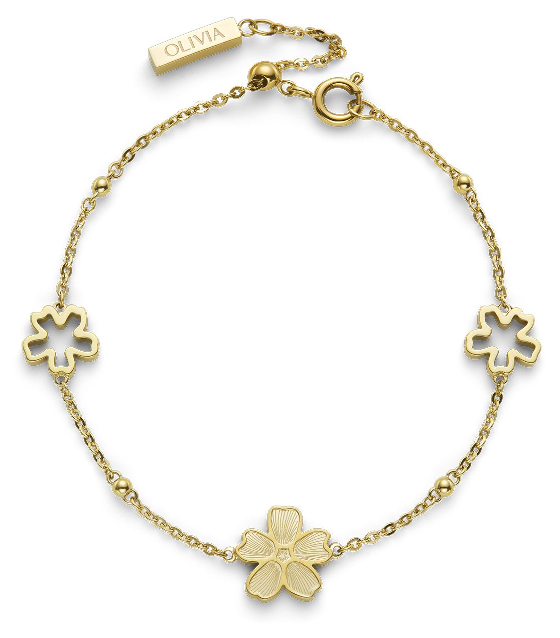 Olivia Burton 24100544 Forget Me Not Multi Flower Gold Jewellery