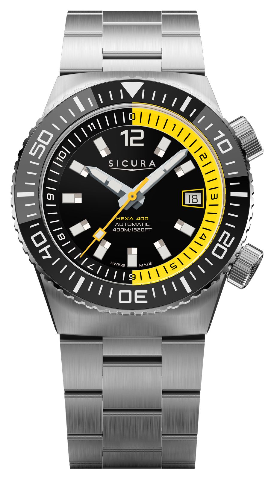 Sicura H400.SS.A.40ATM.01.SS Hexa 400 Automatic Reissue ( Watch