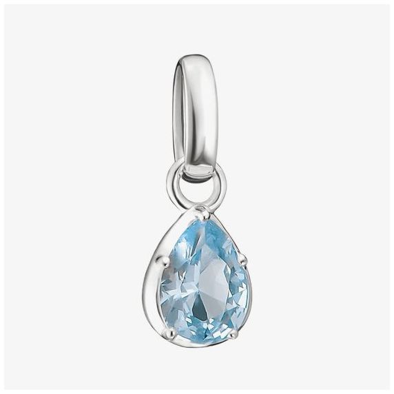 Thomas Sabo CC1331-699-1 Silver Charm Pendant Birthstone Jewellery