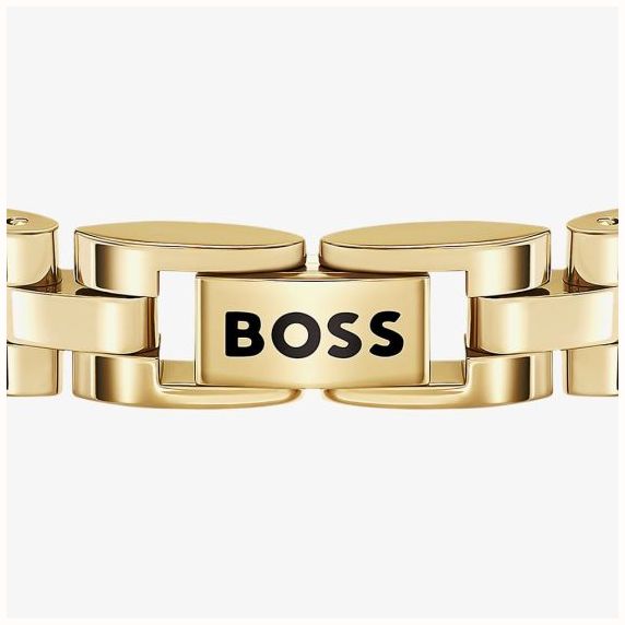 BOSS Jewellery Yellow Gold Tone Plated Stainless Steel Link Bracelet 1580889 - alternate view 2