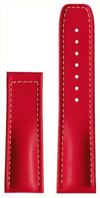 Hanhart PRIMUS Red Calfskin Leather Strap - Without Clasp (Size M) - STRAP ONLY Watch 9924-0520-05