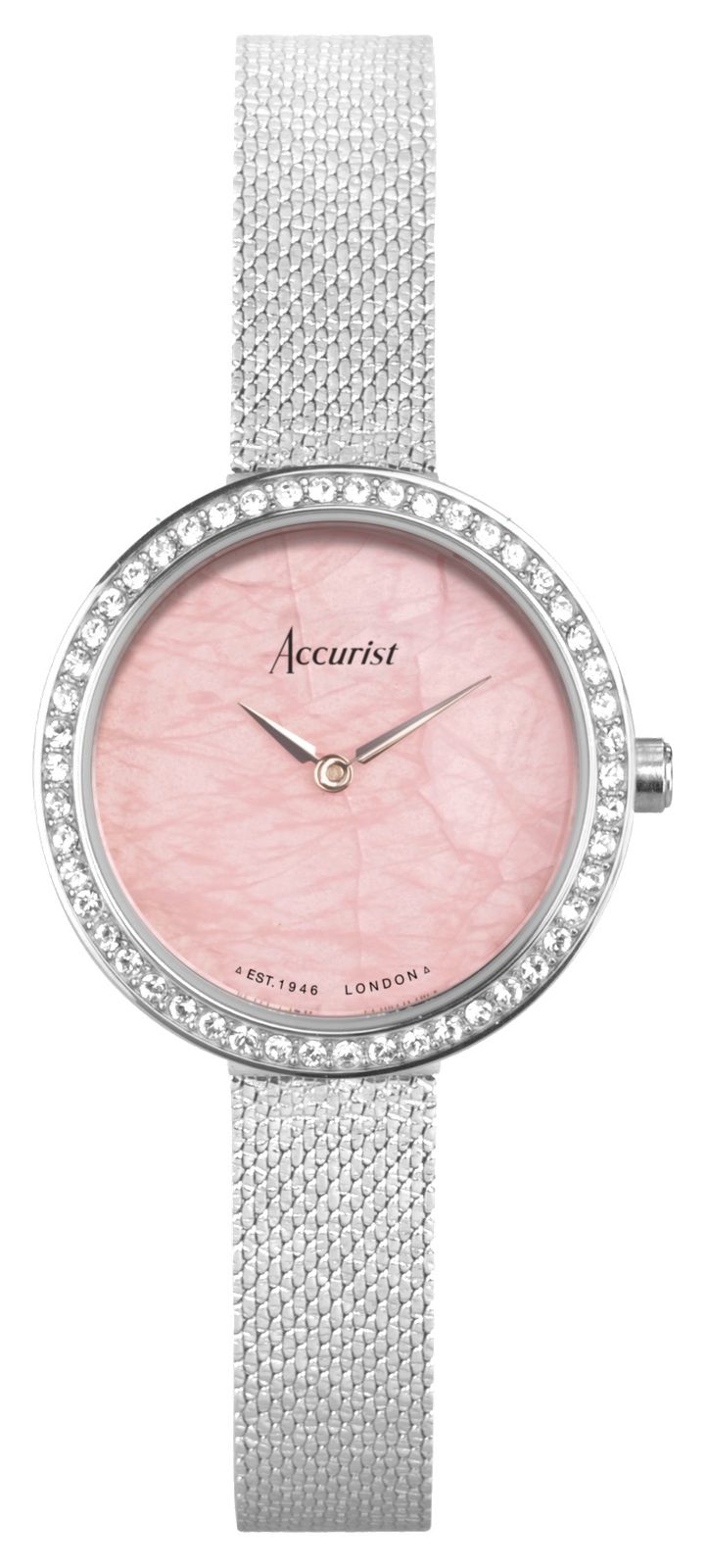 Accurist 78005 Women's Jewellery (28mm) Rose Quartz Dial / Watch