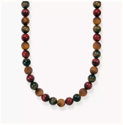 Thomas Sabo Talisman Necklace With Tiger Eye Beads KE2304-826-7-L70
