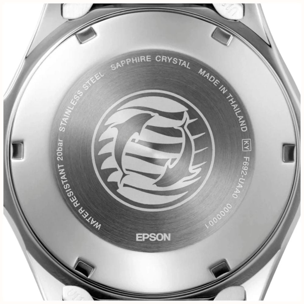 Orient Men's Automatic Dive-Style Watch Purple Gradient Sunburst Dial Black Unidirectional Rotating Bezel RA-AA0827V39B - alternate view 5
