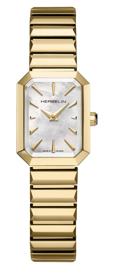 Herbelin 17556BP1N19 OctogÃ´ne Quartz (20.4mm) Mother-of- Watch