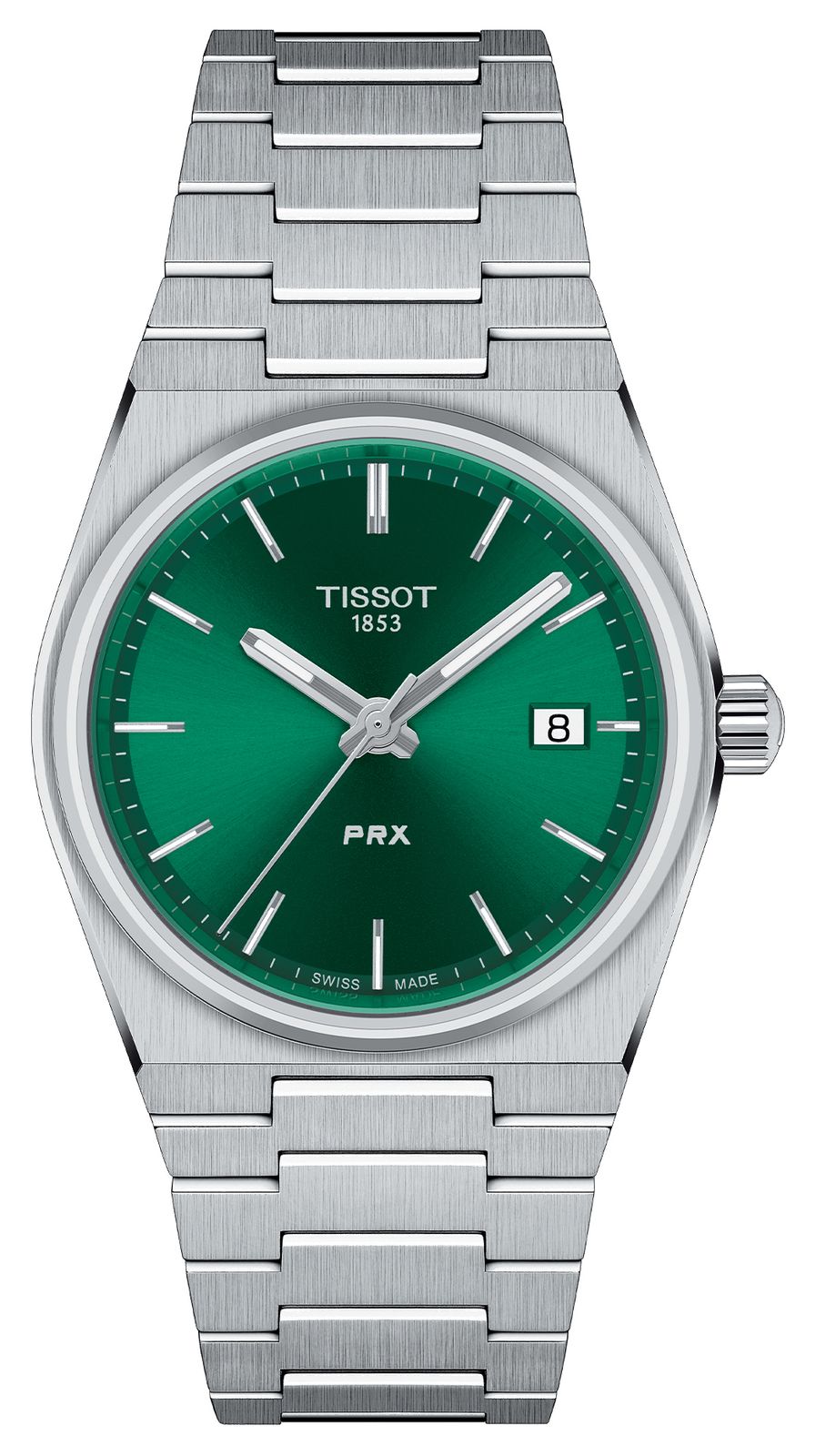 Tissot T1372101108100 PRX Quartz (35mm) Green Sunray Dial / Watch