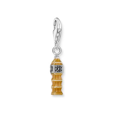 Thomas Sabo 2121-691-19 Silver Charm Pendant London Big Ben Jewellery