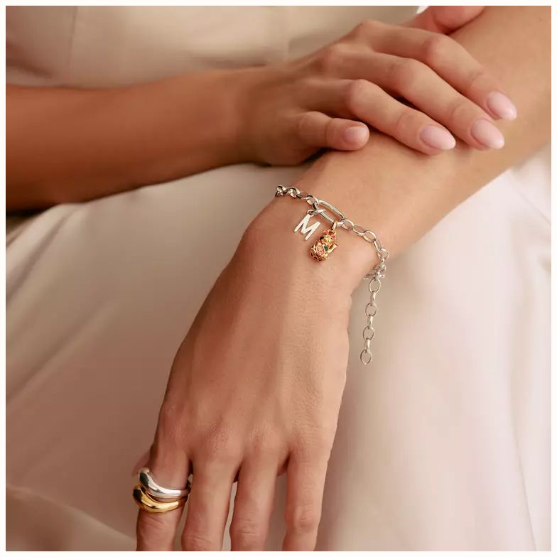 Thomas Sabo X Hello Kitty Charm L19 Silver Connect Bracelet C1202-M02-21-L19 - alternate view 3