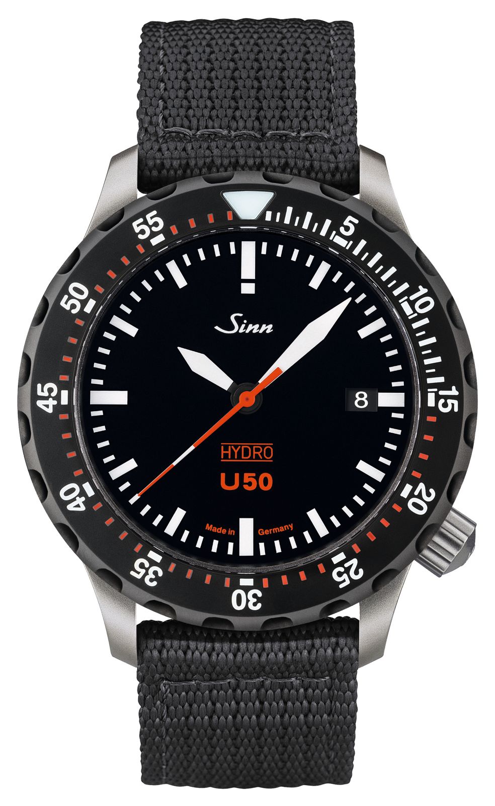 Sinn 1051.050 BLACK TEXTILE U50 HYDRO SDR TEGIMENT 5000m ( Watch